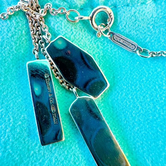 Tiffany & Co Retired 1837 Elements Triple Bar Pendant Necklace - Picture 5 of 5